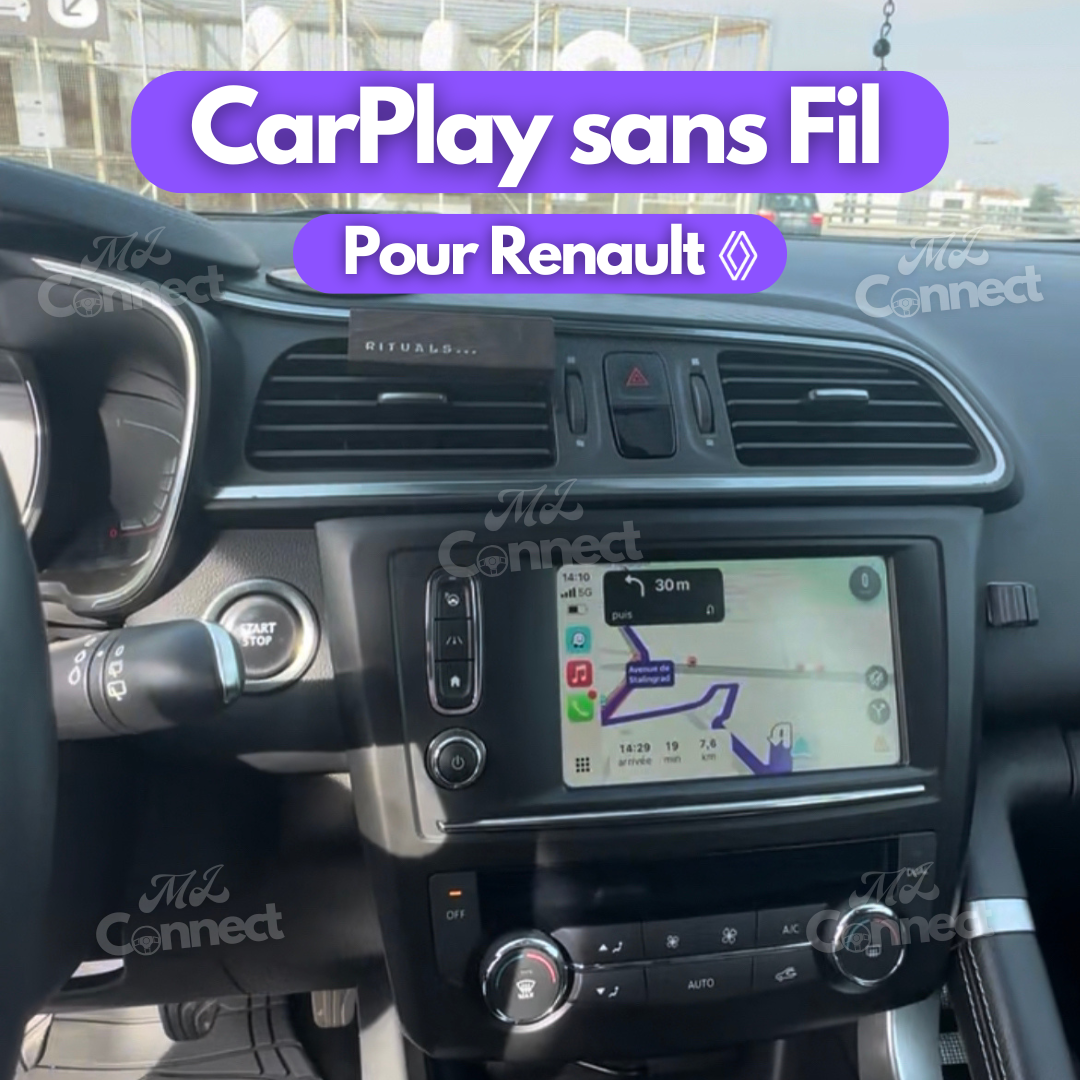 CarPlay et Android Auto sans fil avec déblocage des applications YouTube, Netflix et télévision à distance