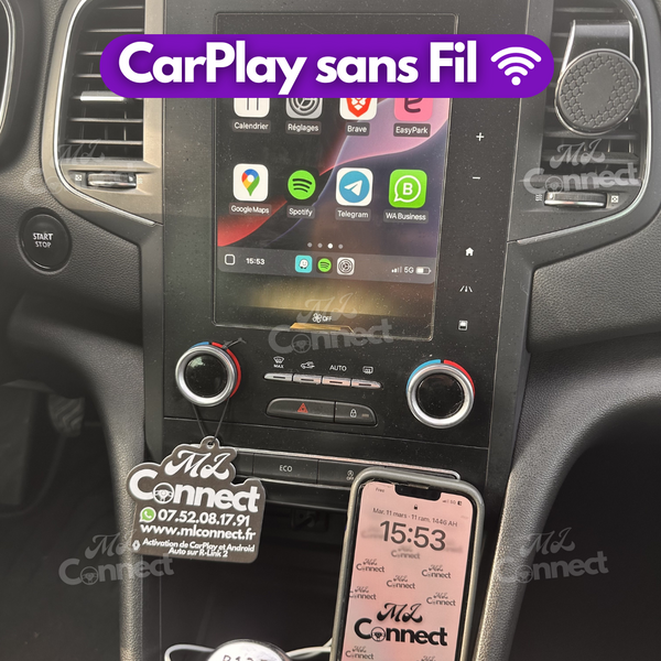 CarPlay et Android Auto Sans fil