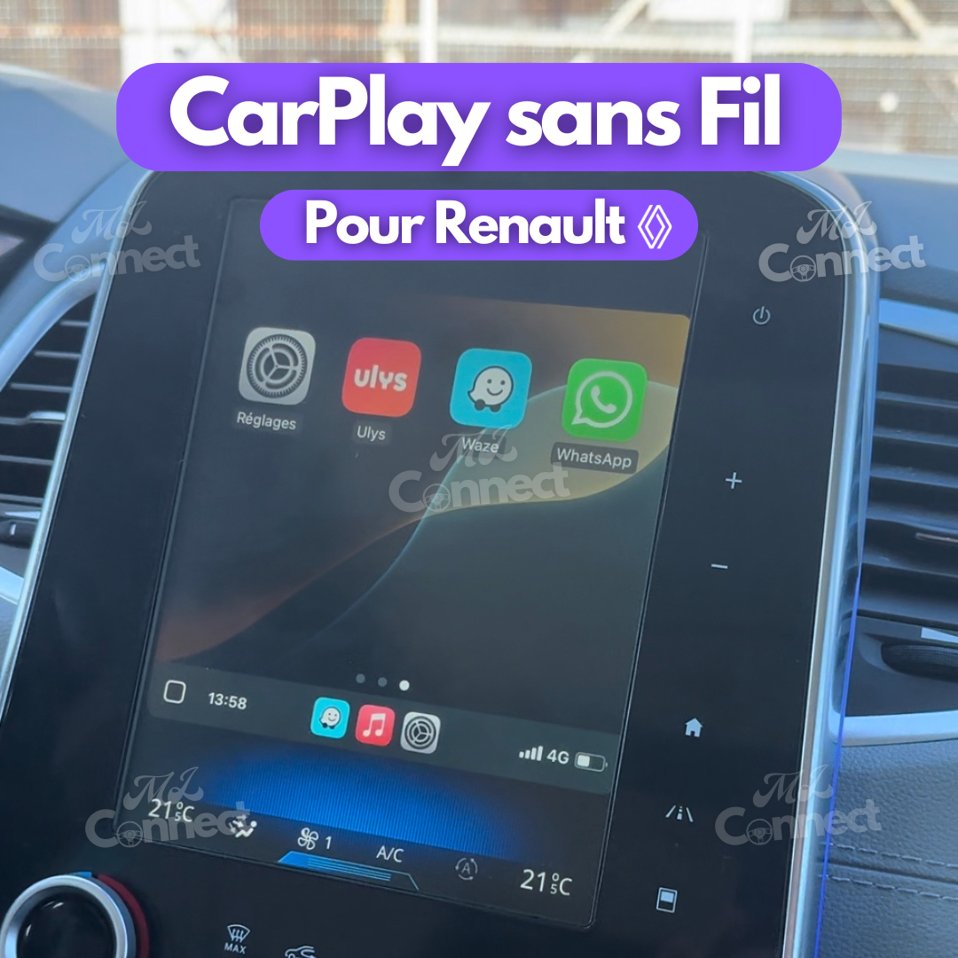CarPlay et Android Auto Sans fil sur Rlink2