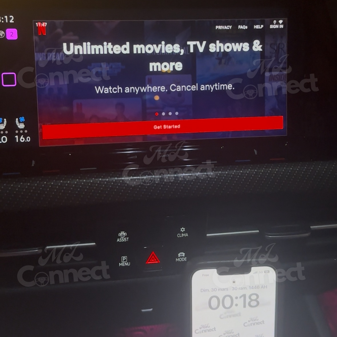 Déblocage des applications YouTube, Netflix, La télévision.. sur votre écran d'origine
